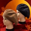 Moda sombreros de punto abrigos multiusos sombreros invierno mujer otoño invierno novedades sombreros casual turbantes accesorios tendencias Application Scenario